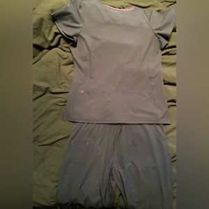 Heart soul Large Scrub Top and XL Bottom